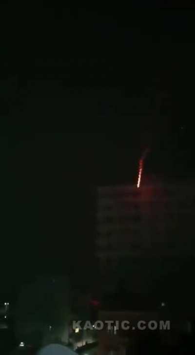 Unintentional firework trickshot