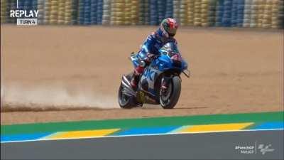 Rins crash - GP RAC