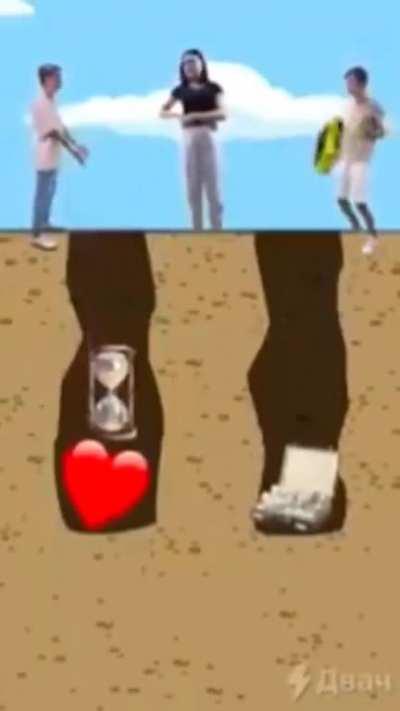 So many messages all in one video..