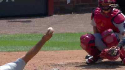 [Highlight] [CHC-STL] Willson Contreras takes a pitch to the head, stays in the ballgame