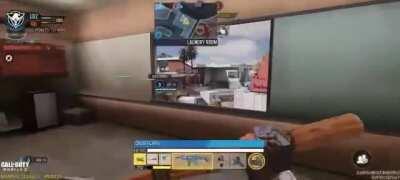 I was spectating my friend and say this bug . On his screen his skin it was normal