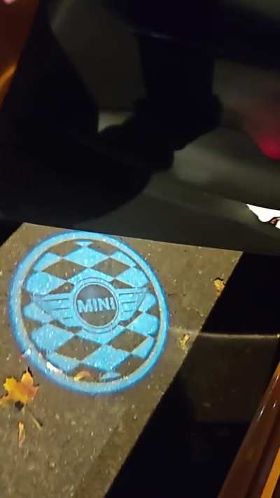 Took about 6 minutes to swap out the welcome lights