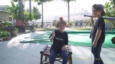 HMJB while I hit this apple