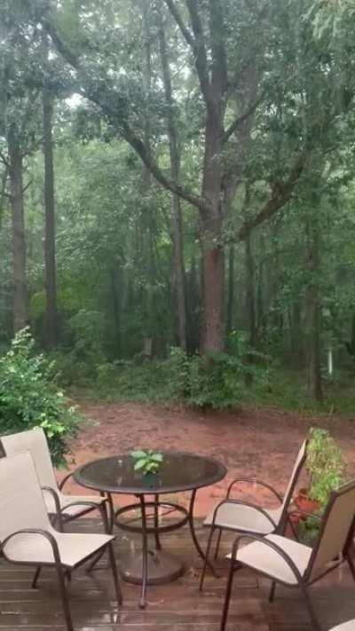 Reposted as a video; Raining in Waxhaw, NC