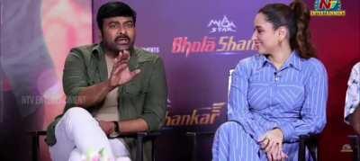 Chiranjeevi about Tamannaah dance in racha movie 