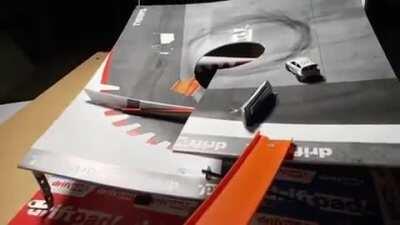 This Drift of toy car by using Magnet