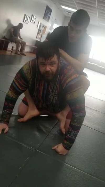 BIG GUY BACK ESCAPE FROM BOTTOM TURTLE!!!! IG @bjjFATatics