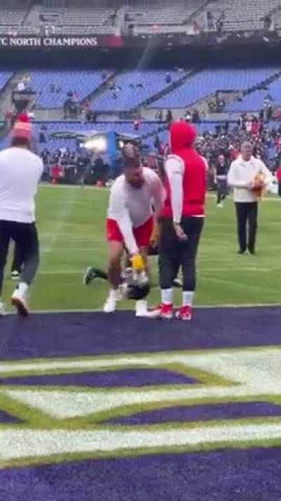 Tucker 60+ yard field goal incoming.