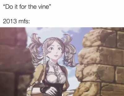 She did it for the vine