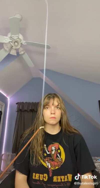 Sabrina the teenage witch shows you how to control smoke 😮 💨