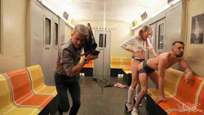 School Girl Gropes Back !