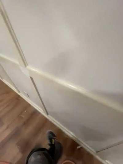 Customer wanted a paneled wall with hidden doors.