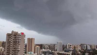 Pre-monsoon clouds passing by