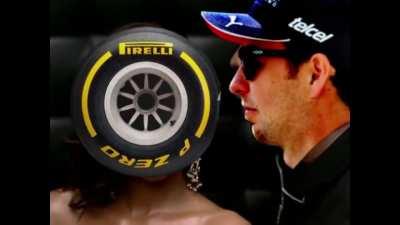 BTS of Perez getting ready to do a zero stop strategy/ Perez the tyre whisperer