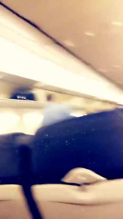 Tits Out On The Plane
