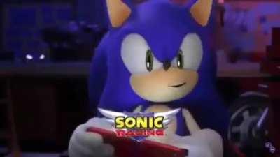 Sonic does the funny game