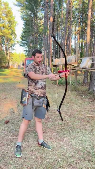 New bow day! Manchu horn bow 