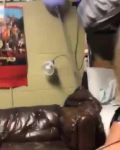 Girl doesn't know when she's had enough to drink...