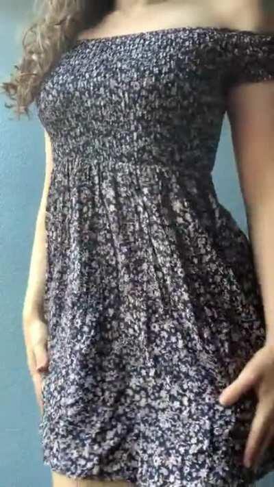 sundresses make me feel adorable.. do you like what's underneath? 😏