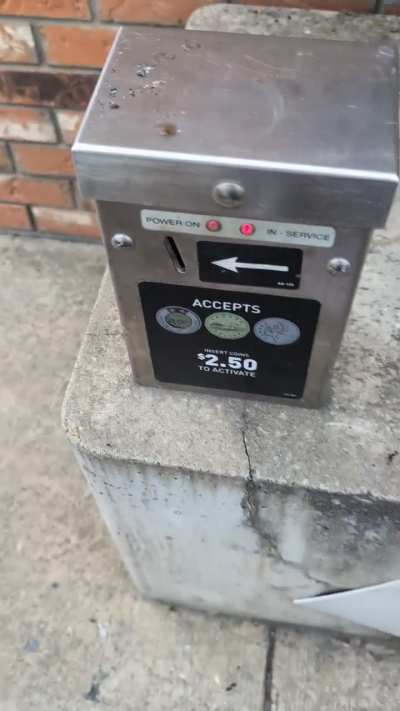 For some reason Gas Station Air pumps in Canada take between $2 and $2.25 when paying in coin vs card. Advertised $2.50