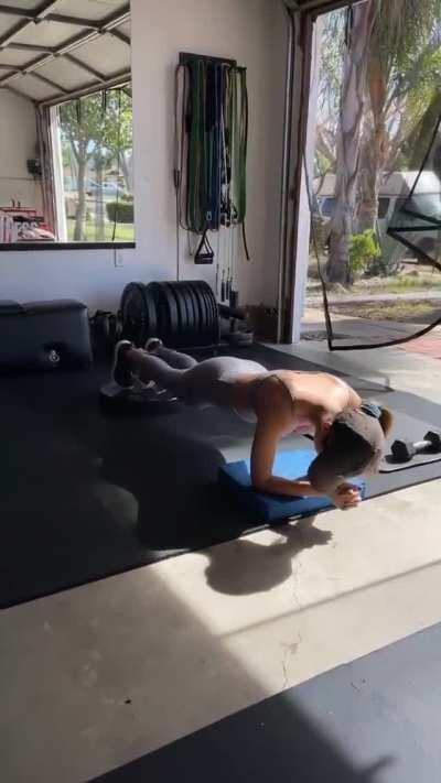 Victoria Justice Workout 2-11-21