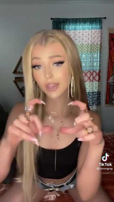 Love how she “leans into” the lyrics in this old TikTok