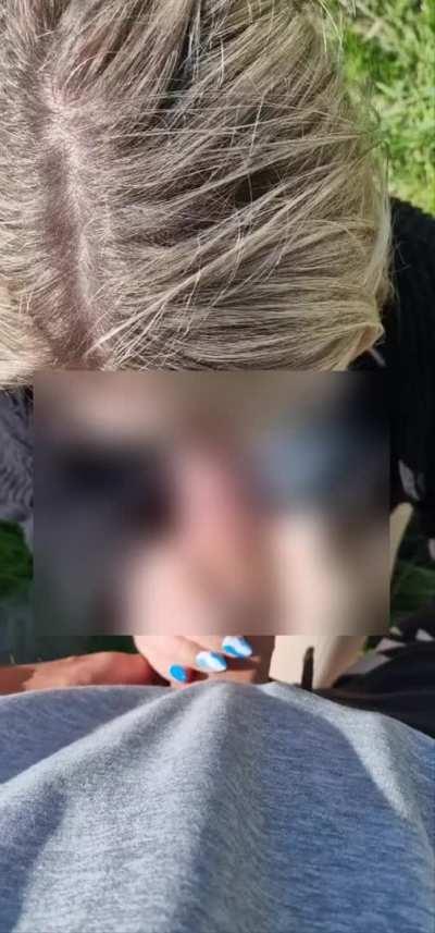 Watch me suck his cock in Public 😋