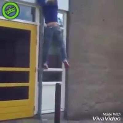 The Most Unnecessary, Self-Inflicted Ass Injury Ever Witnessed.