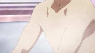 Washing a naked girl [To love ru]