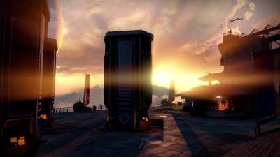 Lively D1 Tower at Sunset