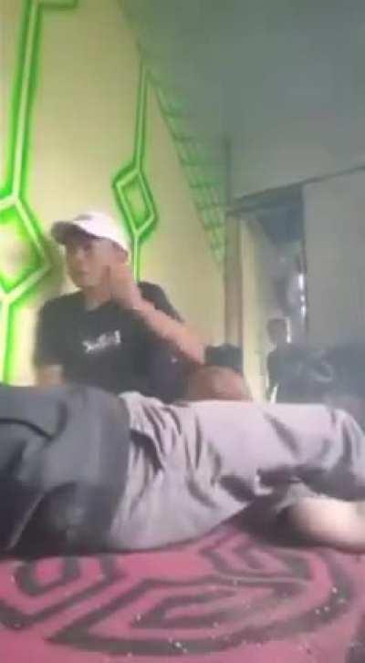 Did he get struck by lightning wtf happend 