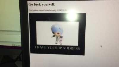 this happens when someone tries uploading malicious scripts on my filedrop