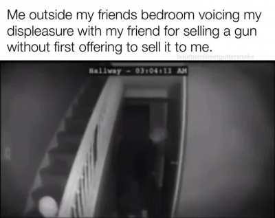 Always offer it to your buddies first