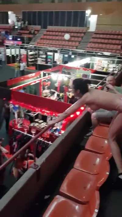 Getting fucked at a cam soda convention