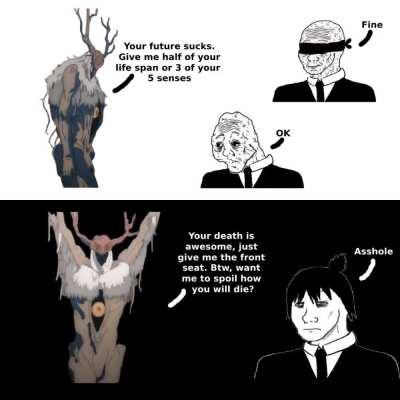 The privilege of having the worst future