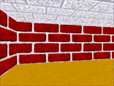 Microsoft Windows 3D Maze screensaver footage