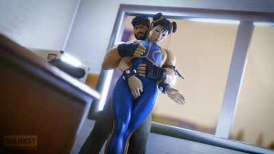 Chun-Li x Ryu (Wanksy) [Street Fighter]