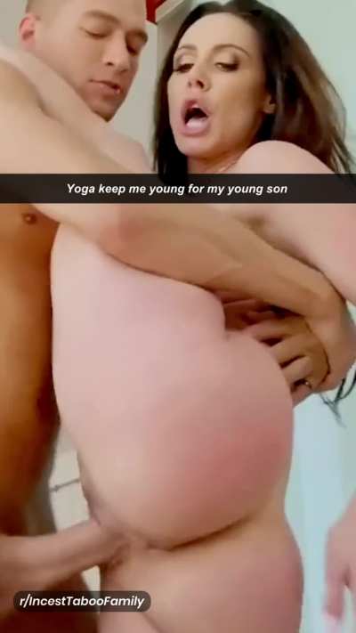Yoga keep me young for my young son
