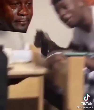 Live footage of a grunt venting to Rage