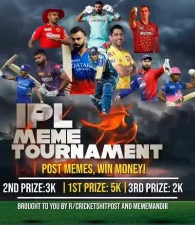 IPL Meme Contest Winners! Check the pinned comment for more info.