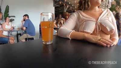 Hot days call for a cold beer and a light shirt