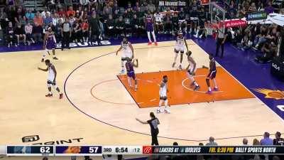 [Highlight] Deandre Ayton gets called for the offensive foul while trying to set a screen on Mike Conley in the PnR