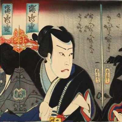 An Ukiyo-e StyleGAN2-ADA Interpolation