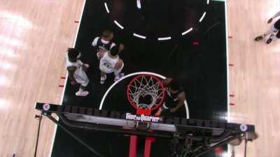 [Highlight] Tatum spins out of the corner and posterizes former teammate Daniel Theis! (With replays)