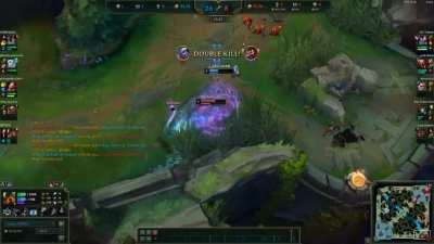 Full HP ADC Jhin vs 1/2 HP Support Nautilus