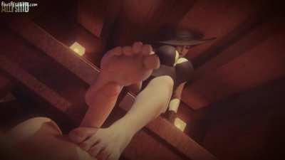 There has been no better domina ever in videogame history 🤤 (AllFs3D) [Resident Evil]