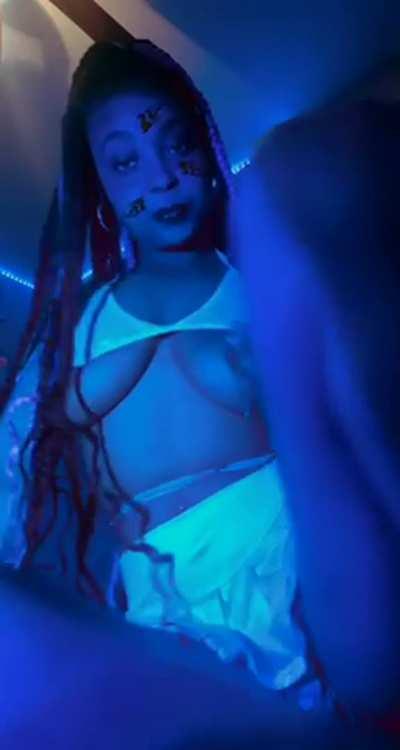 Should I move these panties to the side baby ??