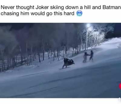 This did go hard. Camera man kept subject in frame while skiing.