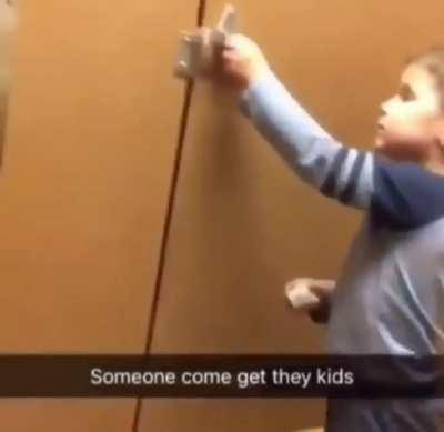 i don’t think he was taught about “stranger danger”