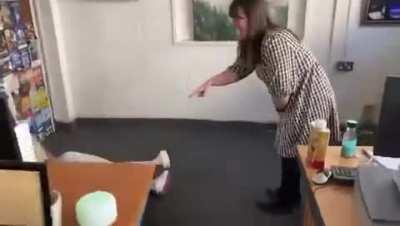 Chyna would have been proud of this uppercut!